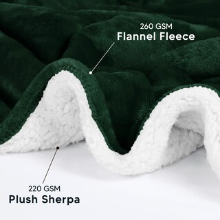 Foto 3 | Foto 3 | Colcha Utopia, Cama Sherpa, Tamaño King, Color Verde Bosque, 230 X 260 Cm - Venta Internacional.