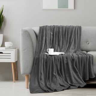 Foto 6 | Foto 6 | Blanket Utopia Bedding, Forro Polar De Franela, Color Gris, Tamaño King Size (230 X 260 Cm) - Venta Internacional.
