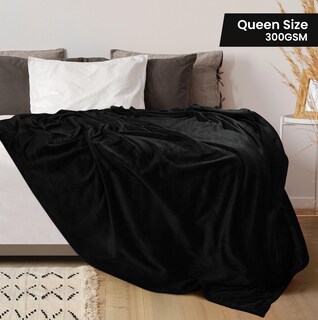 Foto 2 | Foto 2 | Cama Polar Blanket Utopia, Tamaño Queen, Color Negro, 300 G/m² - Venta Internacional.
