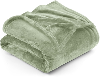 Foto 1 | Foto 1 | Cama Polar Blanket Utopia, Tamaño King, Color Verde Salvia, 300 G/m² - Venta Internacional.