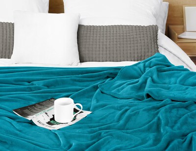 Foto 5 | Foto 5 | Manta Utopia Bedding, Forro Polar Turquesa, Tamaño King, 230 X 260 Cm - Venta Internacional.