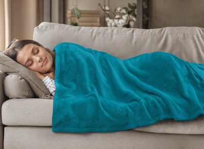 Foto 7 | Foto 7 | Manta Utopia Bedding, Forro Polar Turquesa, Tamaño King, 230 X 260 Cm - Venta Internacional.