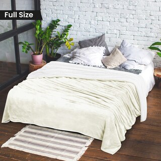 Foto 2 | Foto 2 | Blanket Utopia Bedding Sherpa, Tamaño Completo, Color Marfil, 228 X 213 Cm - Venta Internacional.