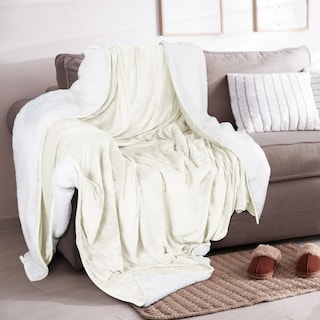 Foto 5 | Foto 5 | Blanket Utopia Bedding Sherpa, Tamaño Completo, Color Marfil, 228 X 213 Cm - Venta Internacional.