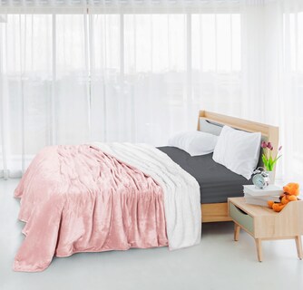 Foto 7 | Foto 7 | Colchón Utopia Sherpa King, Talla King, 229 X 259 Cm, Color Rosa - Venta Internacional.