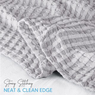 Foto 3 | Foto 3 | Cobija Utopia Bedding Gris King Size-Venta Internacional