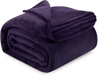 Foto 1 | Foto 1 | Cobija Utopia Bedding Forro Polar de Franela Púrpura King Size 230 x 260 cm - Venta Internacional