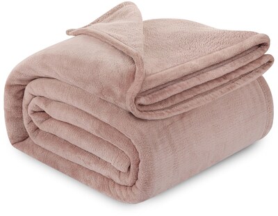 Foto 1 | Foto 1 | Cobija Utopia Bedding Forro Polar de Franela Rosa King Size 230 x 260 cm - Venta Internacional