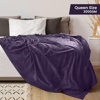 Foto 2 | Foto 2 | Cobija Polar Blanket Utopia Queen Morado - Venta Internacional