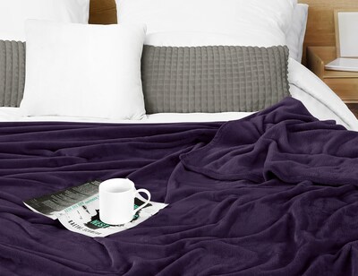 Foto 5 | Foto 5 | Cobija Utopia Bedding Morada de 150 x 230 cm-Venta Internacional