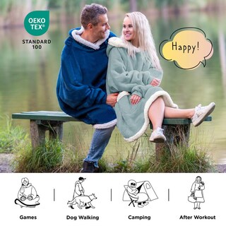 Foto 4 | Foto 4 | Sudadera Con Capucha Para Adultos Y Niños, Tamaño Pequeño, Color Verde Claro - Venta Internacional.