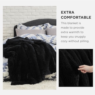 Foto 3 | Foto 3 | Manta Bedsure Soft Negra, Tamaño Doble, Para Cama, Sofá - Venta Internacional.