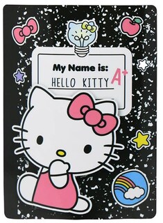 Foto 1 | Foto 1 | Manta Para Cuaderno Northwest Hello Kitty, Color Negro, 100% Poliéster, 40 X 60 Cm - Venta Internacional.
