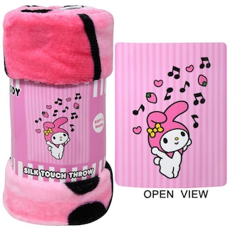Foto 2 | Foto 2 | Manta Northwest Hello Kitty My Melody Silk 100% Poliéster - Venta Internacional.