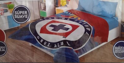 Foto 2 | Foto 2 | Cobertor Cruz Azul Borrega Matrimonial