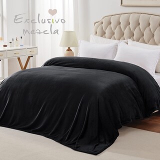 Foto 4 | Foto 4 | Manta Exclusivo Mezcla Fleece Queen, 230 X 230 Cm, Color Negro - Venta Internacional.