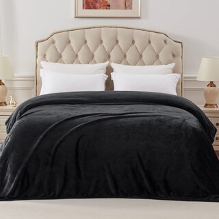 Foto 5 | Foto 5 | Manta Exclusivo Mezcla Fleece Queen, 230 X 230 Cm, Color Negro - Venta Internacional.