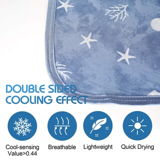 Foto 3 | Foto 3 | Manta De Refrigeración Ailemei Direct Cooling De Doble Cara, 90 X 90 Cm - Venta Internacional.