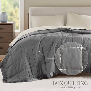 Foto 3 | Foto 3 | Manta Madison Park Windom Down Alternative King Charcoal - Venta Internacional.