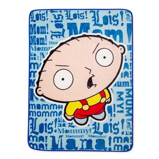 Foto 1 | Foto 1 | Manta Family Guy Stewie Griffin Mama Raschel 115 X 150 Cm - Venta Internacional.