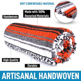 Foto 3 | Foto 3 | Manta Hydration Nation Auténtica Mexicana Tejida A Mano Falsa - Venta Internacional.