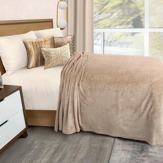 Foto 5 | Foto 5 | Cobertor Ligero Individual Ultrasuave Tabaco Térmico