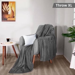 Foto 2 | Foto 2 | Manta Polar Blanket Utopia Bedding, Talla Xl, Gris, 300 G/m², 130 X 180 Cm - Venta Internacional.