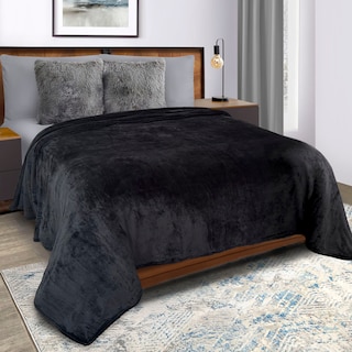 Foto 2 | Foto 2 | Cobertor Ligero Individual Ultrasuave Negro Térmico