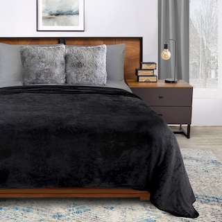 Foto 4 | Foto 4 | Cobertor Ligero Individual Ultrasuave Negro Térmico