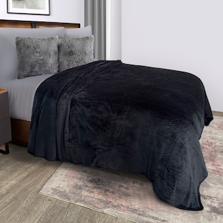 Foto 5 | Foto 5 | Cobertor Ligero Individual Ultrasuave Negro Térmico