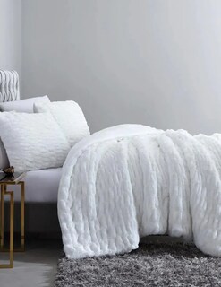 Foto 1 | Foto 1 | Cobertor Matrimonial Queen Suave Grueso Calientito Set 3pzas- Blanco