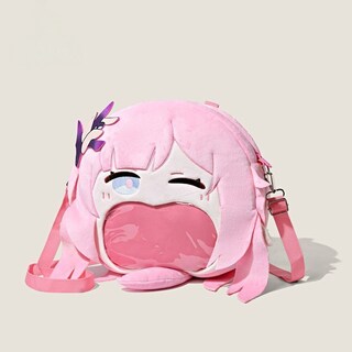 Foto 3 | Foto 3 | Mochila De Felpa Sanmu Honkai Impact 3 Elysia Anime Big Mouth - Venta Internacional.