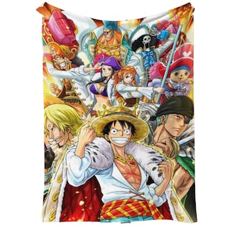 Foto 1 | Foto 1 | Manta De Franela Suave De Una Sola Pieza Luffy De Fibra De Poliéster 300 G - Venta Internacional.