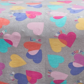 Foto 5 | Foto 5 | Cobertor Ligero Matrimonial Elefantito Hogar Wish Color Gris Corazones Suave Térmica