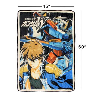 Foto 3 | Foto 3 | Manta Polar Just Funky Gundam Wing 114 X 152 Cm - Venta Internacional.