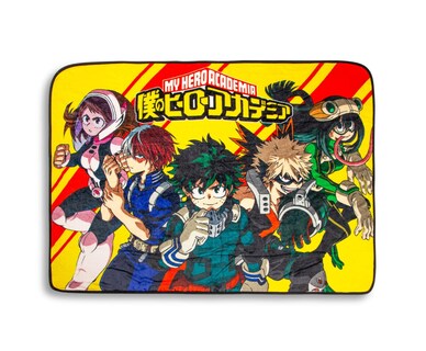 Foto 2 | Foto 2 | Manta Just Funky Con Los Personajes De My Hero Academia 115 X 152 Cm - Venta Internacional.