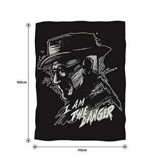 Foto 2 | Foto 2 | Manta Polar Just Funky Breaking Bad Con Texto En Inglés «i Am The Danger» - Venta Internacional.