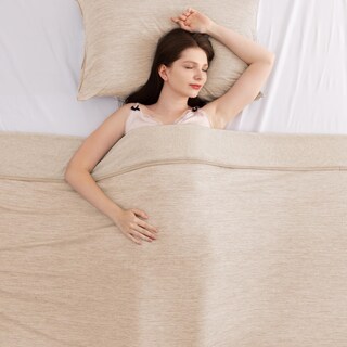 Foto 1 | Foto 1 | Manta De Refrigeración Elegear Arc-chill 3.0 Cool Fiber Q-max>0.5 Beige - Venta Internacional.