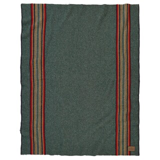 Foto 1 | Foto 1 | Manta Pendleton Yakima De Lana Y Algodón 54 X 66 Cm Color Verde Jaspeado - Venta Internacional.