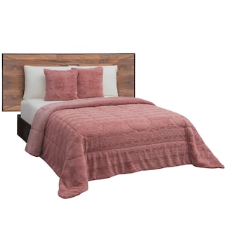 Foto 1 | Foto 1 | Cobertor Sherpa Elefantito Hogar color Rosa Rabbit Matrimonial Térmico