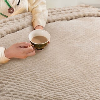 Foto 4 | Foto 4 | Frazada Descanso Térmica Beige