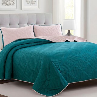 Foto 1 | Foto 1 | Edredón Con Fundas Matrimonial Turquesa Dos Vistas Merano