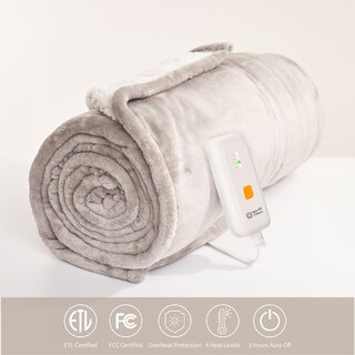 Foto 2 | Foto 2 | Manta Eléctrica Gotcozy Con Calefacción, 127 X 152 Cm, Color Gris - Venta Internacional.