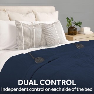Foto 5 | Foto 5 | Manta Térmica Eléctrica Sunbeam Royal Ultra Fleece Indigo Blue - Venta Internacional.