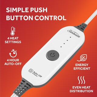 Foto 4 | Foto 4 | Manta Personal Con Calefacción Sunbeam Royal Luxe Cabernet - Venta Internacional.