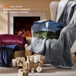 Foto 7 | Foto 7 | Manta Eléctrica Bedsure Con Calefacción 50 X 60 Pulgadas Franela Negra - Venta Internacional