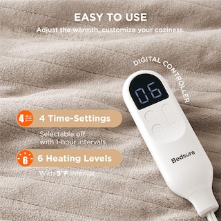 Foto 4 | Foto 4 | Manta Eléctrica Bedsure con Calefacción 50 x 60\" - Venta Internacional