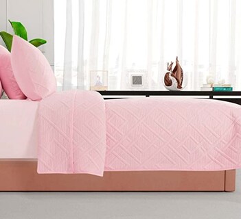 Foto 3 | Foto 3 | Edrecolcha Reversible Proviencia de Microfibra Matrimonial color Rosa