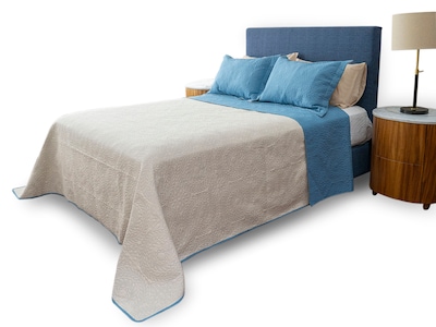 Foto 3 | Foto 3 | Colcha Dormireal Gala Azul Queen Size