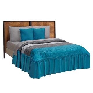 Foto 1 | Foto 1 | Colcha Elefantito Hogar Zurich Matrimonial Multicolor con 2 Cojines